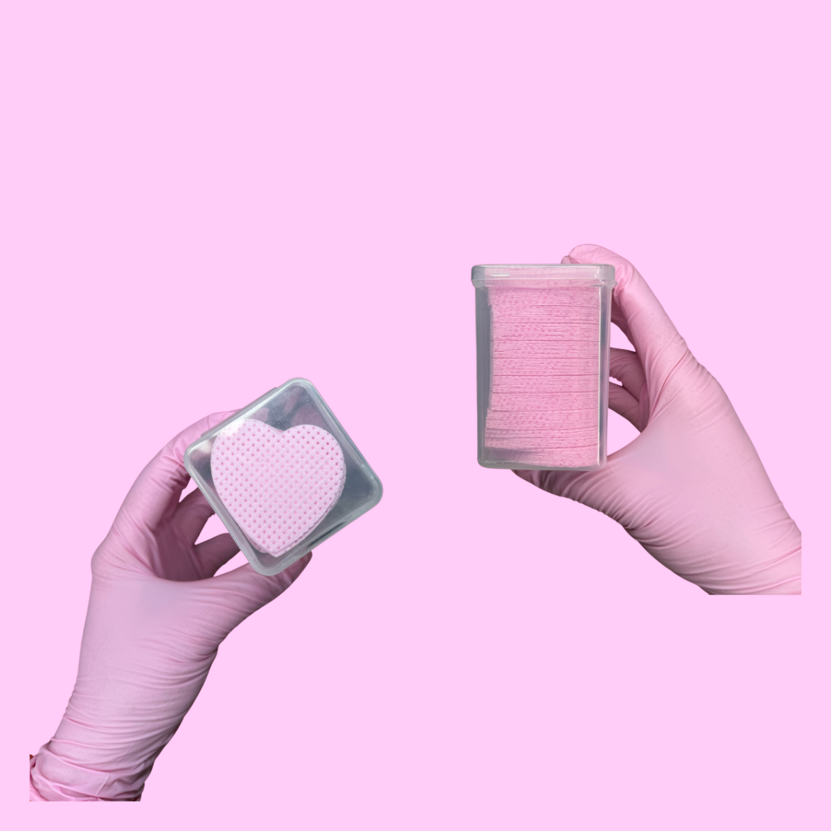 HEART SHAPED ADHESIVE WIPES